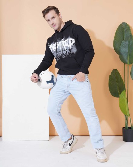 Men's Black Graphic "INSPIRED" Hoodie