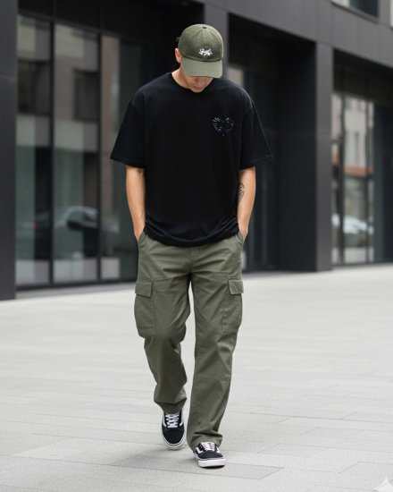 Men’s Oversized Black Graphic T-Shirt