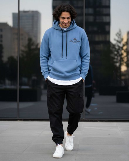 Men's Premium Casual Hoodie | Printed Back & Front