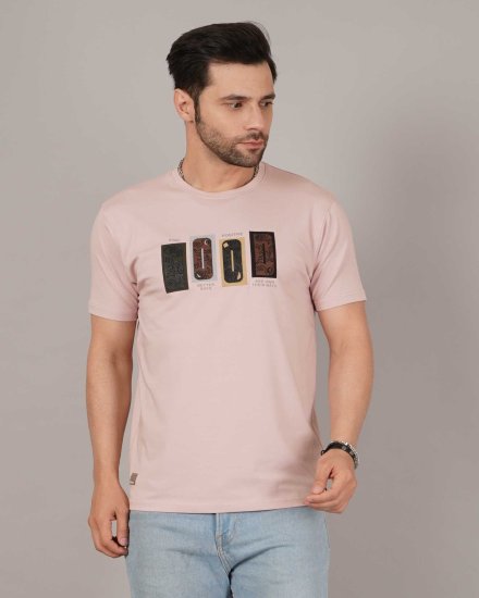 Blush Pink Graphic Tee – “Stay Positive” Edition