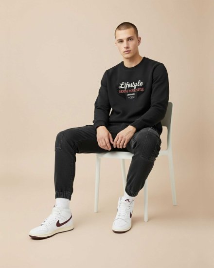 Men’s Printed Cotton Casual Sweatshirt