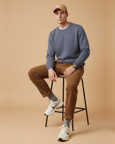 Men’s Premium Dusty Blue sweatshirt