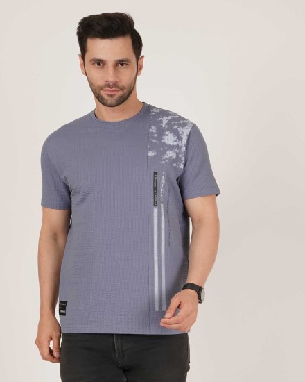 Men's Textured Graphic T-Shirt